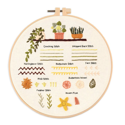 3pcs Easy Starter Embroidery Kit