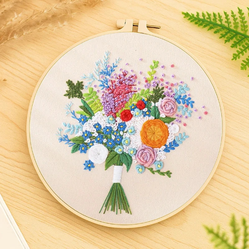 The Floral Embroidery Kit - Threads in Bloom