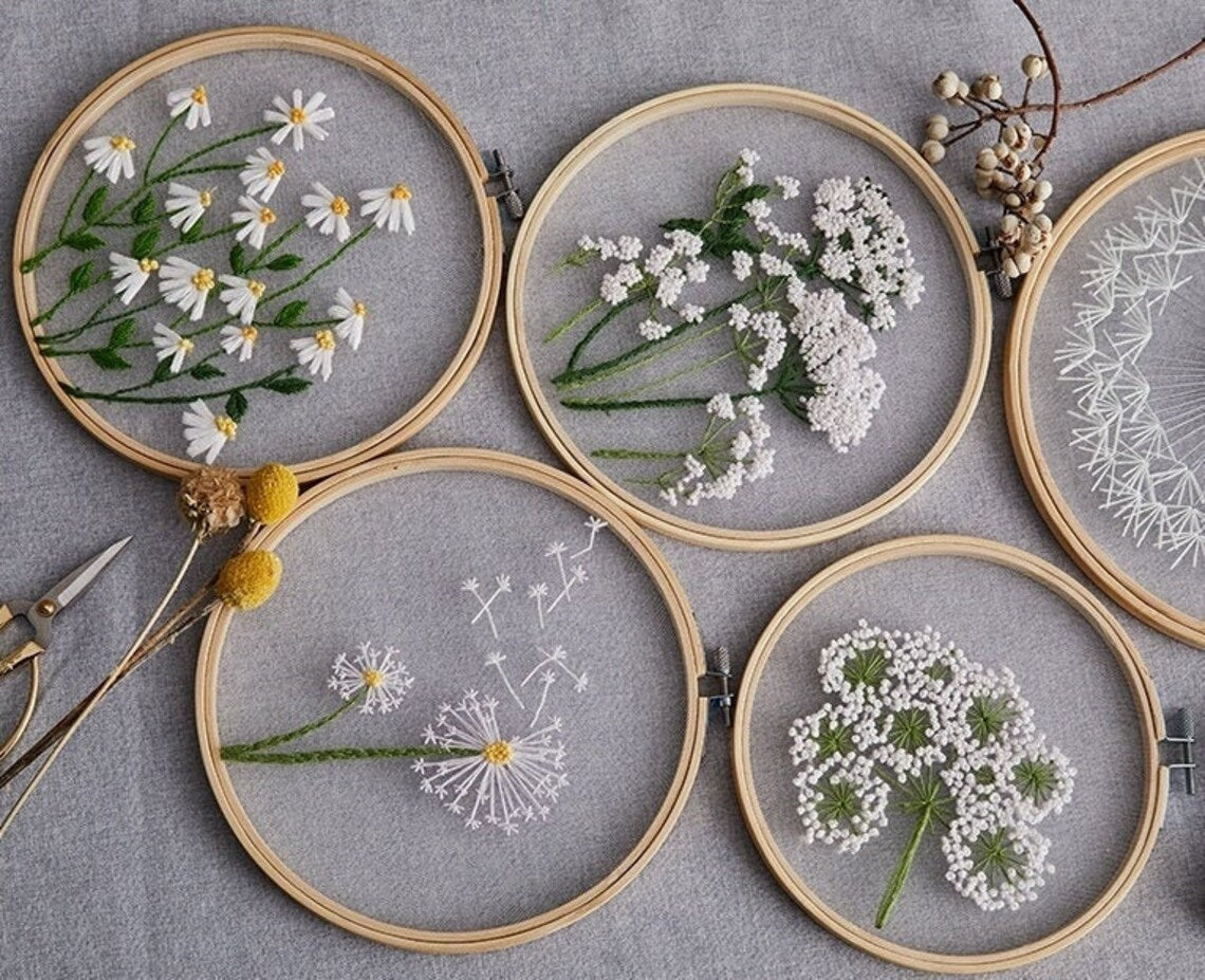 Embroider Kit - Whispering Wildflowers
