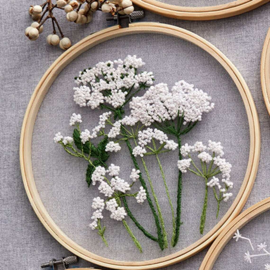 Embroider Kit - Whispering Wildflowers